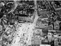 Panorama. Trg bana Jelačića i uža okolica iz zraka 1934. godine